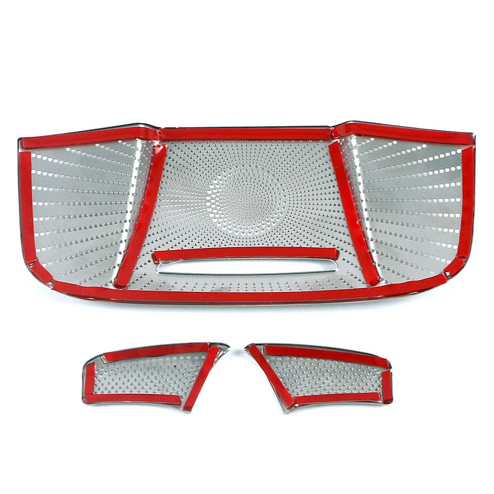 For GWM Tank 300 2024 2024 Reading Light Speaker Audio Loudspeaker Cover Trim Interior Accessories Black Stainless Steel Cap