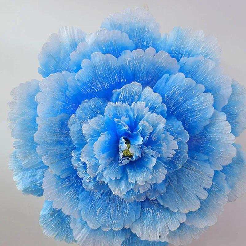 1pcs 70cm Retro Chinese Peony Flower Umbrella for Children Kids Dance Performance Props Wedding Decoration