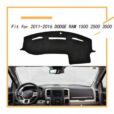Black Dashboard Dashmat Auto Car Cover For 2011-2016 DODGE RAM1500 2500 3500