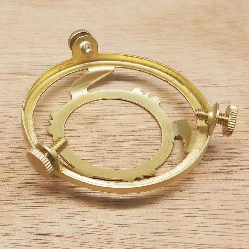 Brass Three Holes Ring 60/78Mm Screw Lampshade Fixed Ring Holder Shade And Socket Connecter Fixed Copper Lamp Accessories