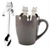304 Stainless Steel Coffee Spoon Cute Cat Spoon Teaspoon Creative Dessert Ice Cream Tableware Kitchen Tools Tea Spoon Cjcc01