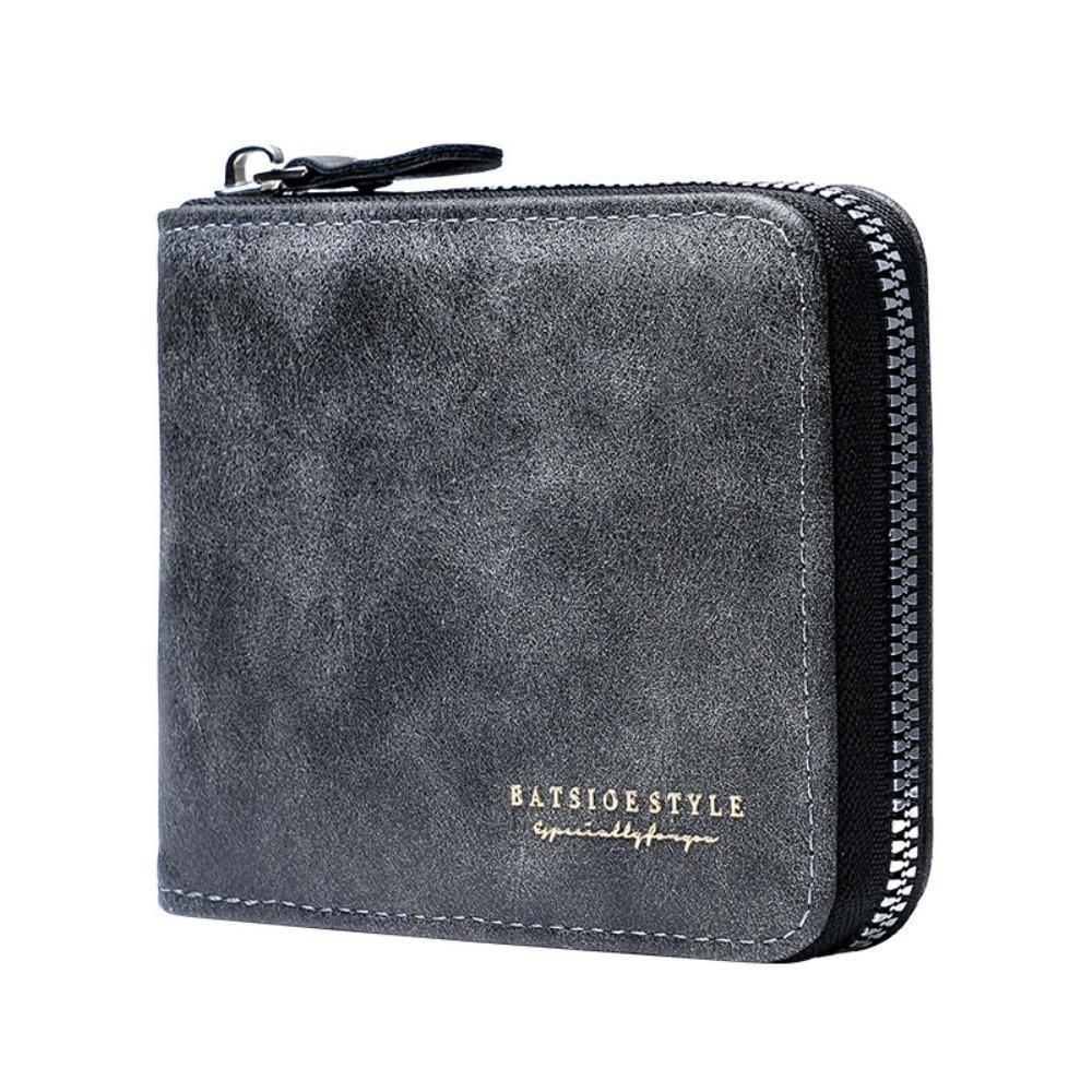 Multi-functional Men's Wallet PU Leather Credit Card Holder Mini Short Card Bag Wallet Organizer