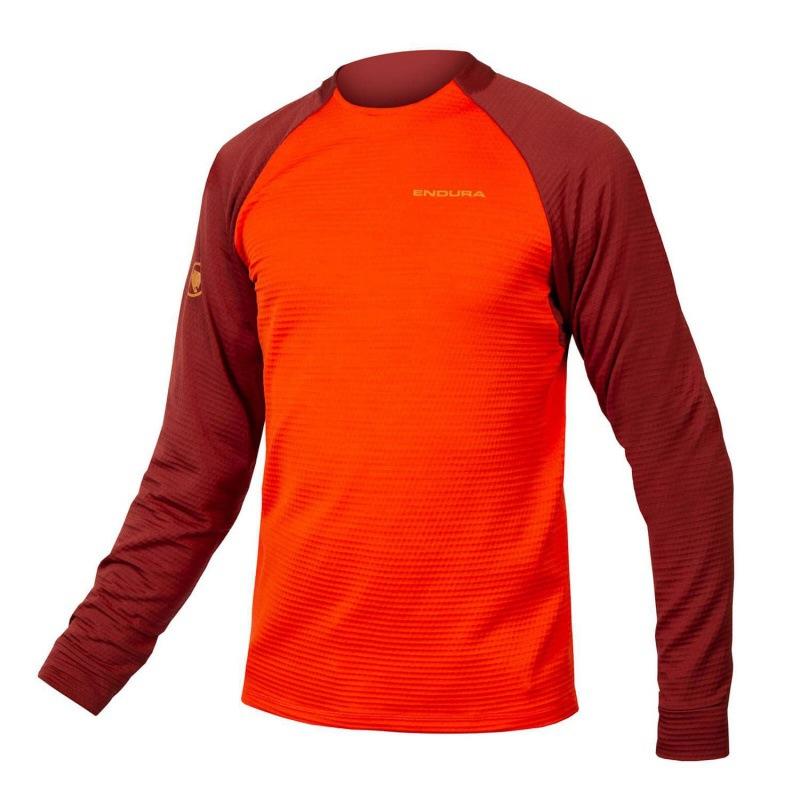 Endura downhill suit, men's quick-drying shirt, round neck, off-road riding suit, off-road motorcycle shirt, long-sleeved racing suit.