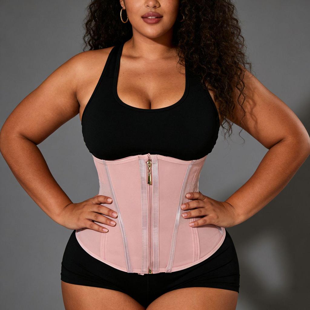 Double-Layer Latex Waist Trainer: Abdomen Control Belt for Fitness and Sweat-Inducing Shaping