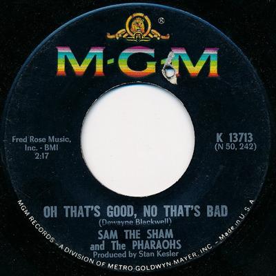 7-Zoll Schallplatte SAM THE SHAM & THE PHARAOHS - Oh Das ist gut, Nein Das ist schlecht K13713 MGM Records 1967 US Rock Gebraucht
