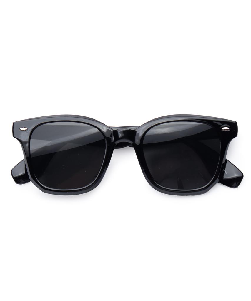Ssiellonda Dawn Sunglasses Square Horn-Rimmed Uv Protection Black