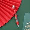 48Pcs Christmas Sand Four-color Ballpoint Pen Multicolor Pens 4 in1 Kawaii Animal Party Ballpoint Pens for Birthdays Parties Cute Gifts 0.7mm