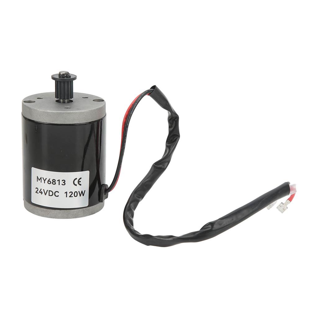 Brushed Motor with 420 Belt Aluminum Electric Motor for Electric Scooter 24V 120W