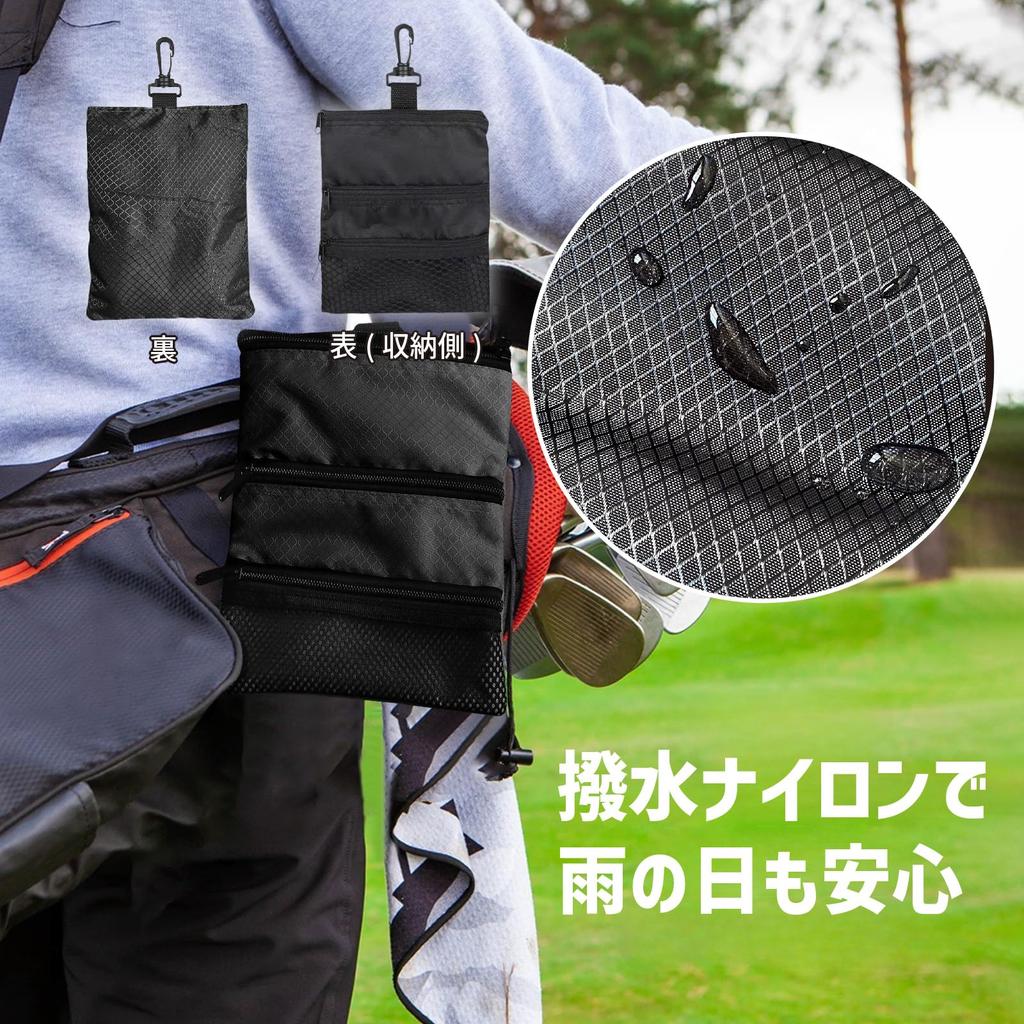 Golf Cart Bag, Large Capacity, Holds 15-18 Pieces, Includes Carabiner,