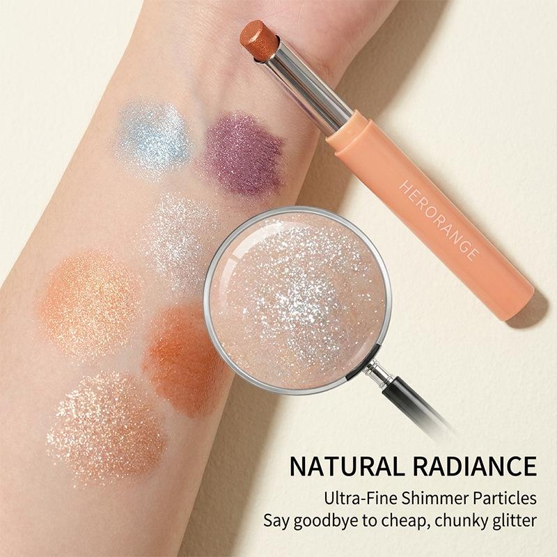 Dynamic Luminous Highlighting Eyeshadow Pencil: Waterproof, Sweatproof, Long-lasting, Pigmented, Super Shimmer, Versatile.
