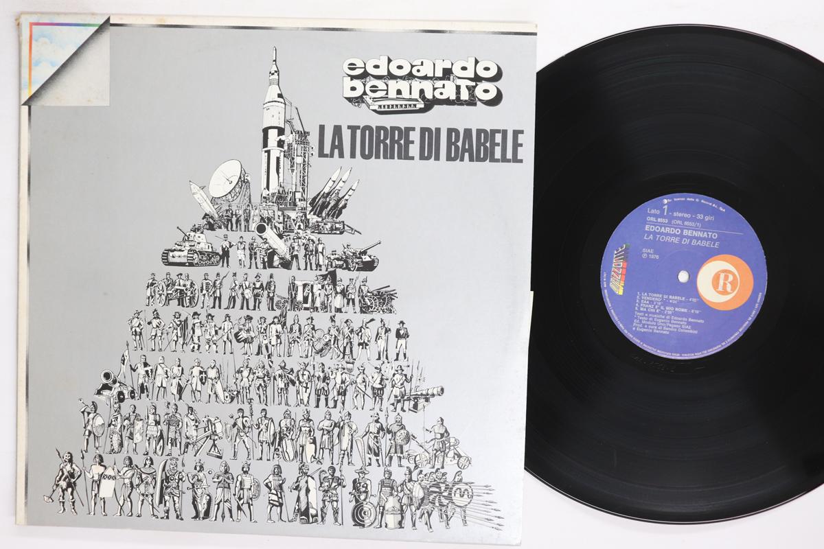 

LP Record EDOARDO BENNATO La Torre Di Babele ORL8553 RICORDI Italy Rock Used
