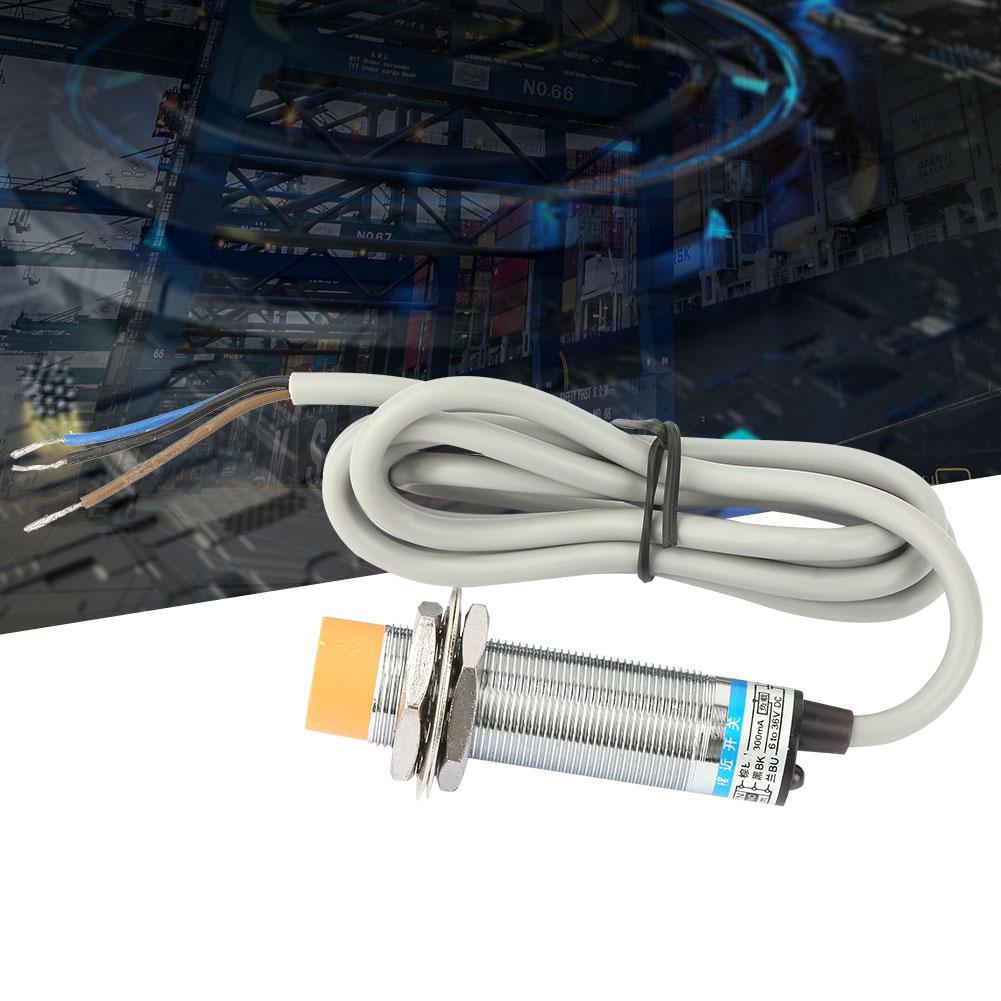 Nickel Plated Brass LJ18A3 8 Z AX NPN NC DC Inductive Proximity Sensor Switch Detection 8mm