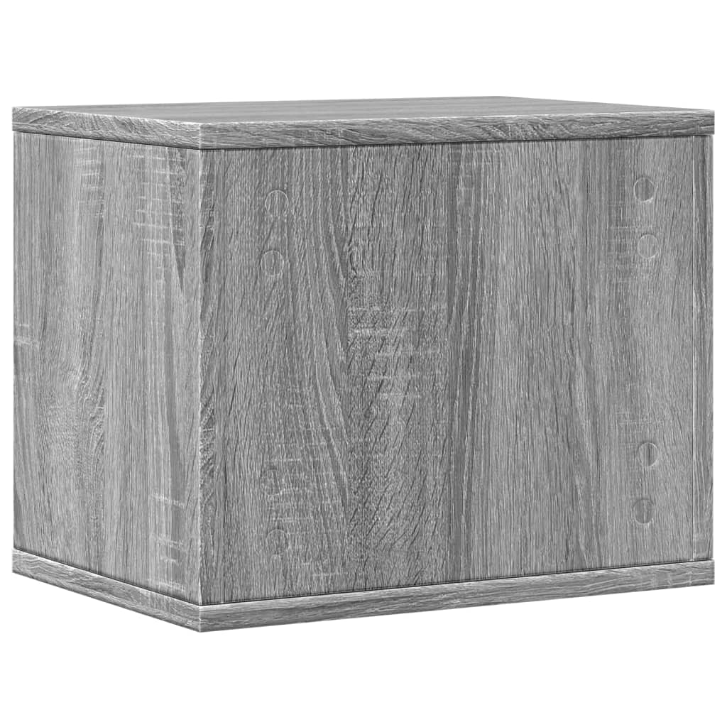 Vidaxl Organizer Na Biurko, Szary Dąb Sonoma, 36X26X29,5 Cm