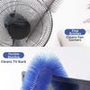 Microfiber Fan Cleaning Brush Bendable Head Microfiber Dusting Brush  For Electric Fans