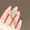 Exquisite Rose Brooch Niche High-end Luxury and Elegant Brooch Fashionable Suit Pin