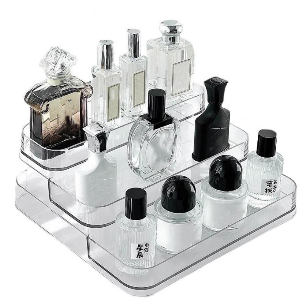 

Acrylic Cosmetic Rack Transparent Makeup Storage Organizer New Toiletry Organizer Seasoning