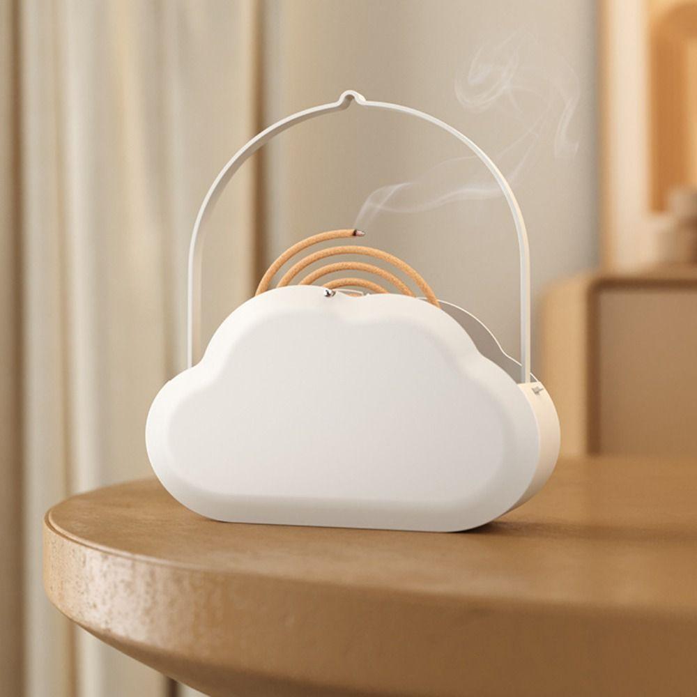 Cloud-Shaped Mosquito Coil Holder Wall Mounted Gnat Coil Rack Modern Coil Incense Burner  Patio