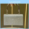 Polyester Diamant Abend-Kupplungstasche mit Kette für Hochzeiten und Party-Veranstaltungen