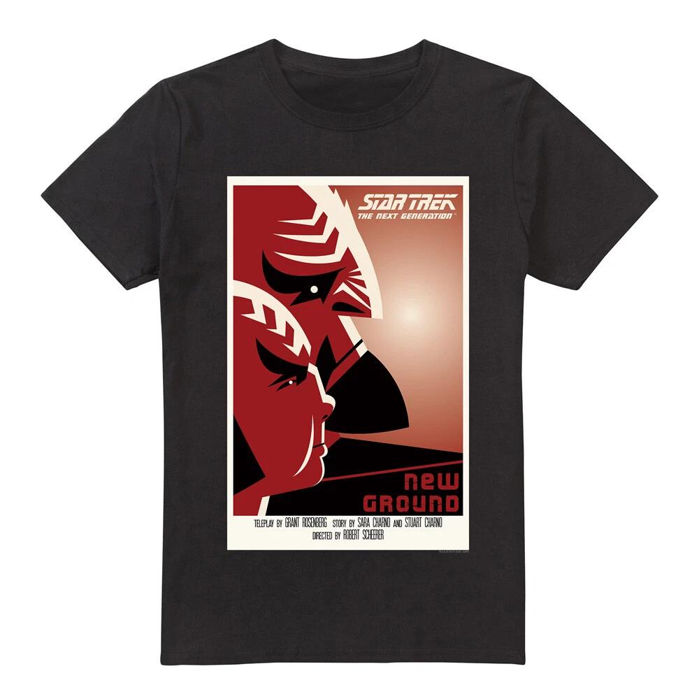 

Star Trek TNG Season 5 Episode 10 100% Cotton T-shirt Mens Tees Top S-5XL, Black 4XL
