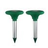 2Pcs Solar Mole Repellers Ultrasonic Snake Deterrent Animal Repellents Groundhog Repellent For Garden Outdoor Spaces