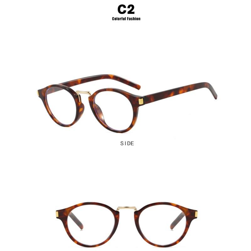 Women's glasses, retro round small frame glasses.