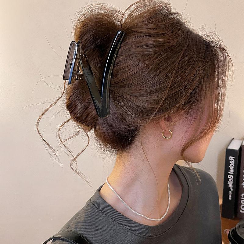 

Полые заколки для волос, держатель для хвостика для девочки, заколки для волос, зажим-акула, элегантные повседневные аксессуары для волос, головной убор