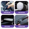 Car Interior Dust Brush Interior Car Detail Dust Brush Curved Handle Interior Cleaning Tool For Dashboard Air Vent Center