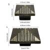 Heavy Duty Zinc Drawer Pulls with Retro Square Design Easy Installation Cupboard Handles for Furniture Hardware