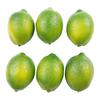 6Pcs Artificial Lemons Plastic Fake Fruit For Home Decoration Photography Props
