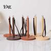 Portable Knitting Accessory Wooden Wrist Yarn Holder, Smooth Rotation Dispenser, Lightweight Dispenser Hands Free Rack for And Crocheting Crochet