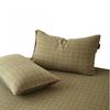 Modern Minimalist Cotton Double Gauze Pillowcases Set Of 2 - 48x74cm 40s Thread Count Woven Jacquard Reactive Dyed