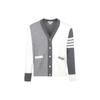 Colour-Block Buttoned Cardigan MKC002F-Y1014-982