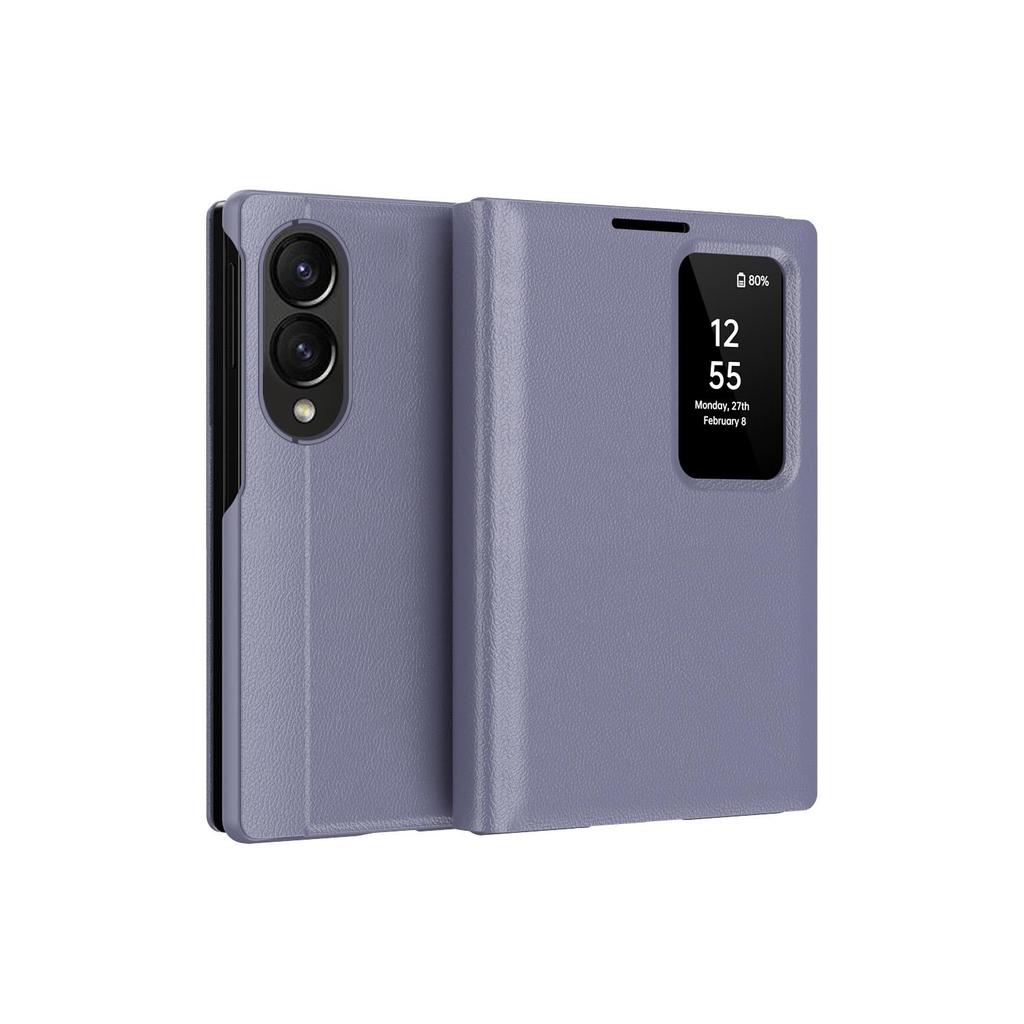 Smart View Window Flip Case For Samsung Galaxy Z Fold8 Wide /Z Fold8 Ultra, Wallet Card Cover Stand Phone Cases Protector Skins Shell