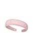 Official LOGO JACQUARD HAIRBAND EMIS Korean Street Girly Cute Logo Embroidered Hairband Headband [EMIS] (PINK)