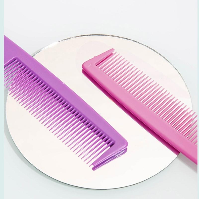 Parting Combs for Braiding Hair Hair Comb Metal Tail Comb with Stainless Steel Pintail for Sectioning Parting and Styling