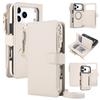 Custodia in Pelle a Portafoglio con Laccio Lungo da Collo e Slot per Carte per iPhone 17 Pro Max 16 15 14 13 12 11 Antiurto Per Cover Magsafe