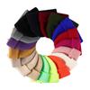 Men Women Winter Thick Warm Hat Plain Beanies for Custom Logo Minimalist Dome Knit Beanie