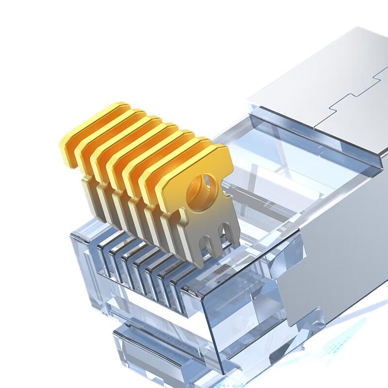 

CHOSEAL Cat6a Shielded RJ45 Network Connector