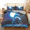 Set Biancheria da Letto Delfino dell'Oceano per Bambini Adulti Stile Boho a Tema Marino Copripiumino Microfibra Copripiumino Creature Marine Arredamento Camera da Letto