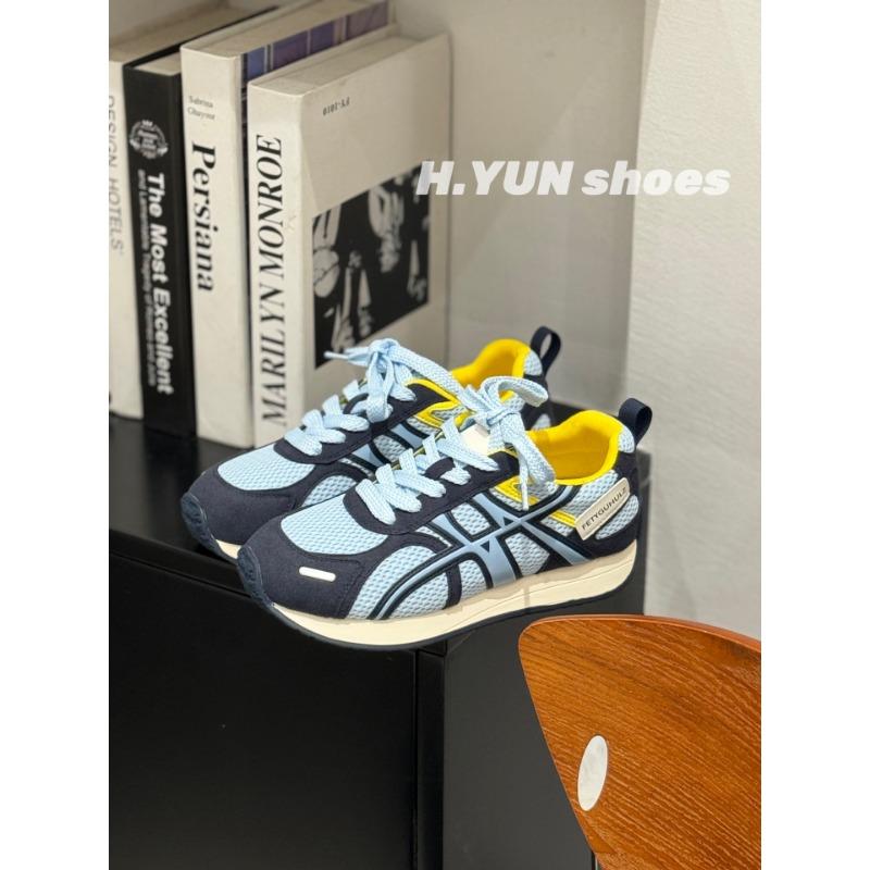 

Thick-soled mesh dad shoes women s new spring and summer breathable height increase casual sports versatile 35 синий