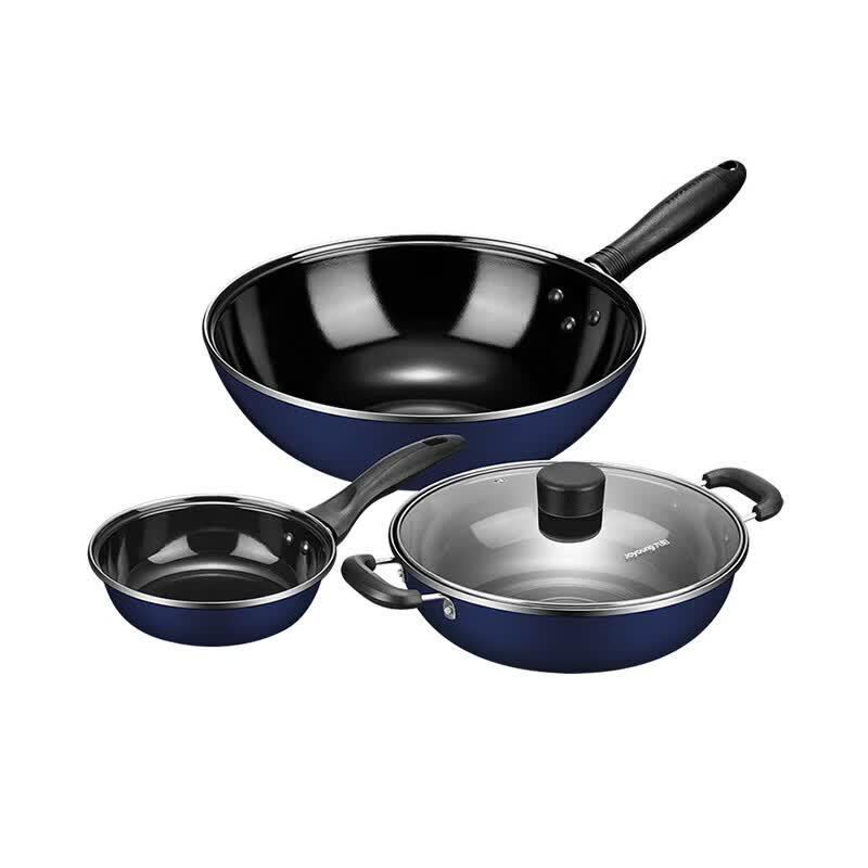 Joyoung 3-Piece Enamel Cookware Set