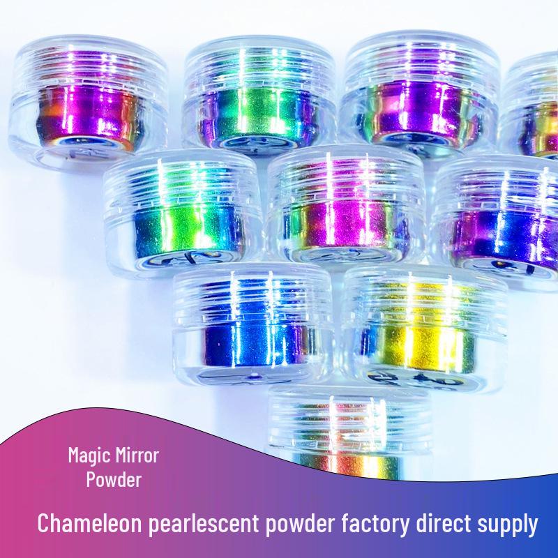 Chameleon Highlighter & Nail Art Magic Mirror Powder