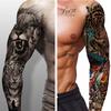 Wasserdichte 3D Männer Arm Tattoo temporäre Tattoos Aufkleber gefälschte Tatoo Körperkunst