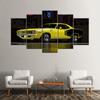 5 Piece Modular Home Decor Poster Wall Art 1971 Plymouth Hemi Barracuda Supercar Canvas Paintings