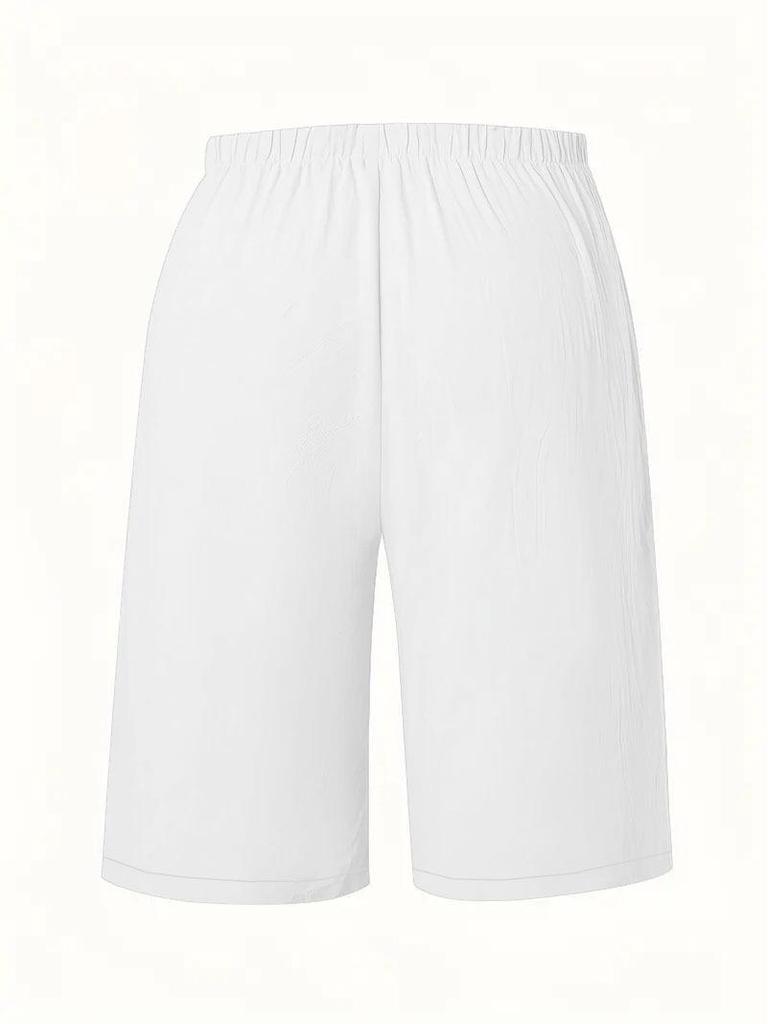 European & American Women's Mid-Length Solid Color Casual Fashion Pants