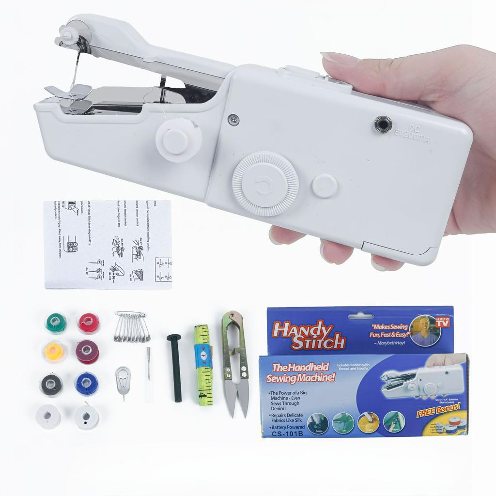 101 Portable Manual Mini Home Sewing Machine, Easy Sewing Shirt Pocket Handheld Sewing Machine