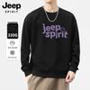 JEEP SPIRIT Men's Crew Neck Printed Sweatshirt