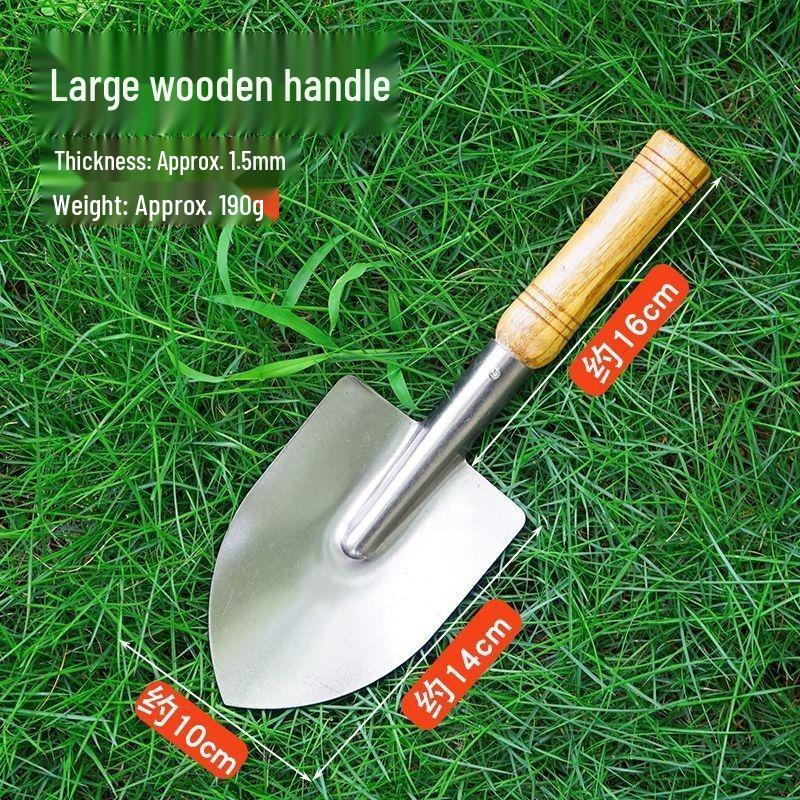 Durable Gardening Tool Set: Includes Trowel, Rake, and Small Shovel for Planting, Digging, and Loosening Soil at Home.