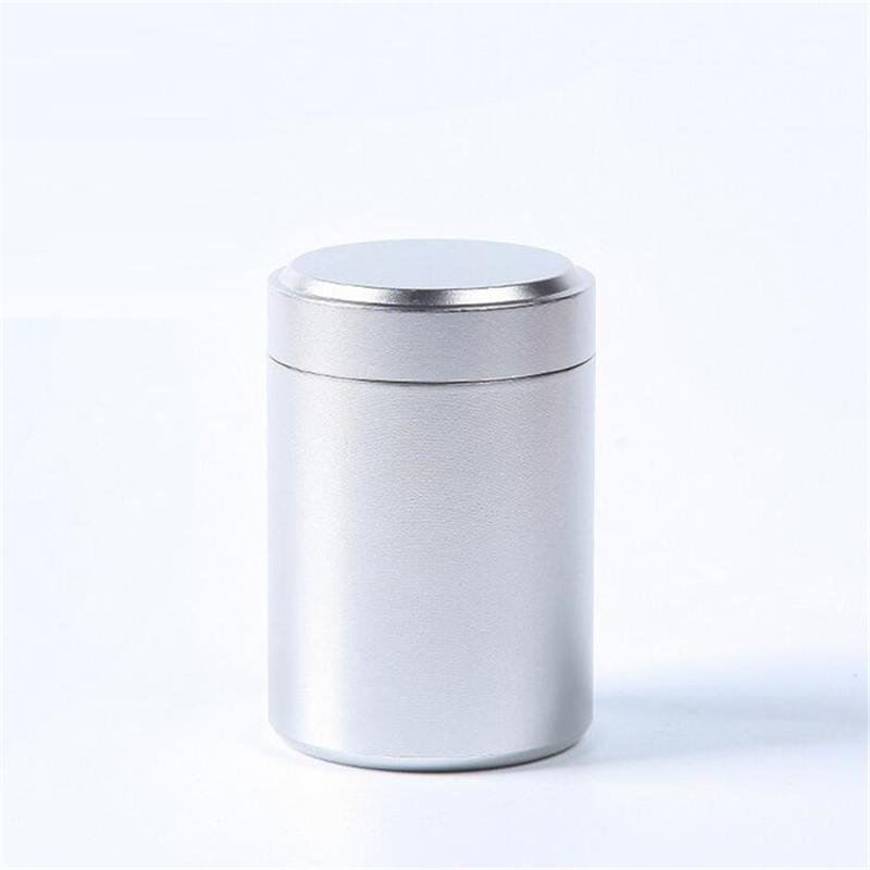 Мини-металлическая коробка для хранения ювелирных изделий, банка для чая из нержавеющей стали, небольшой переносной контейнер для путешествий, сахарница, кофейник, органайзер серебряный