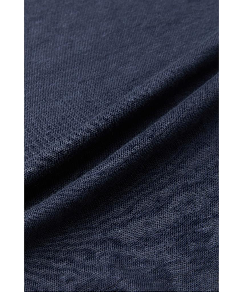 IROWOMEN Selhy Linen V-Neck Long Sleeve T-Shirt Iotaa26103Nyx